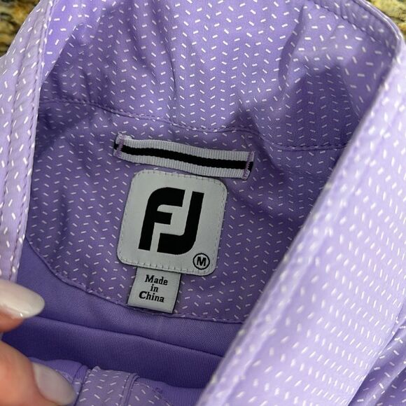 ❤️Last Chance Footjoy Purple Printed Insulated Full Zip Golf Vest Size M - Picture 3 of 7